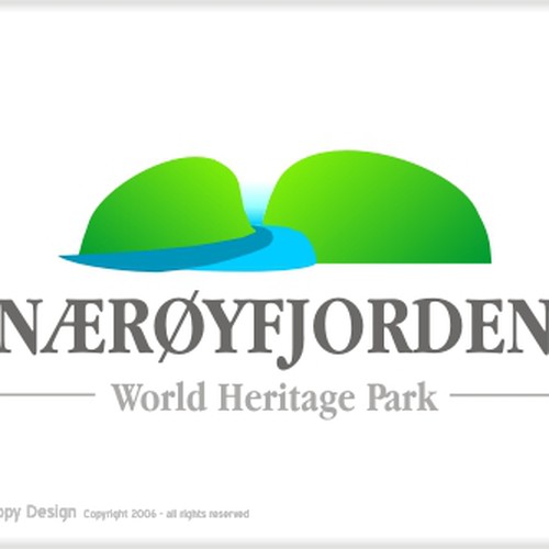 NÃ¦rÃ¸yfjorden World Heritage Park Design von Intrepid Guppy Design