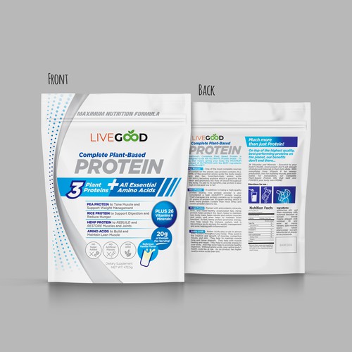 ***GUARANTEED PRIZE*** - LABEL DESIGN for Protein Powder -*****NEW***** Design by Budhi Nuryanto