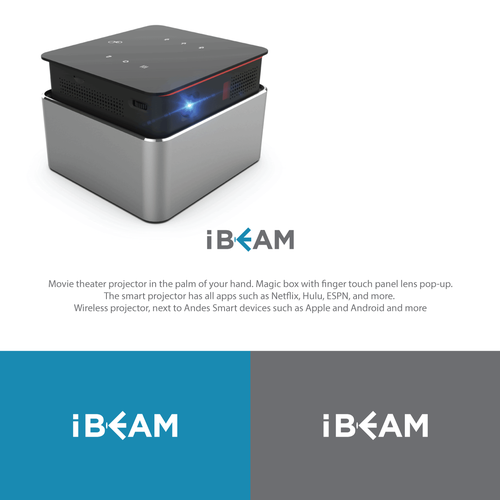 I-Beam Wireless projector LOGO competition Design by Fauzan 'adhima!