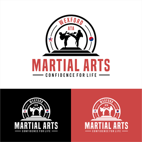 Designs Wexford ATA Martial Arts "Confidence for Life" Logo