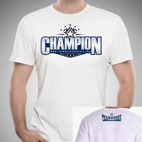 Champion t shirt print sale