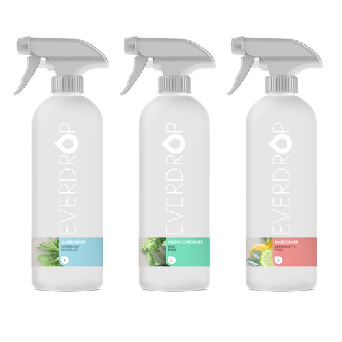 Premium Spray Bottle and Packaging for Cleaning Supplies Design réalisé par gs-designs