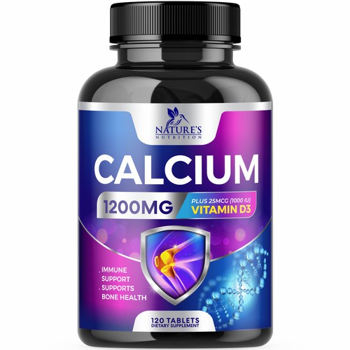 Calcium Plus Vitamin D3 Design Needed for Nature's Nutrition Design by GenScythe