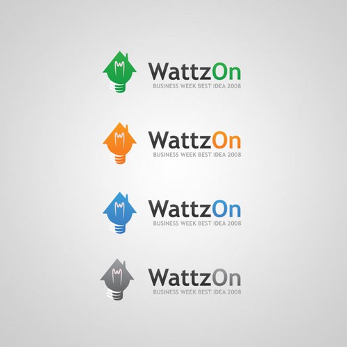 Help WattzOn (BusinessWeek Best Idea 2008) with a new logo Design by elmostro
