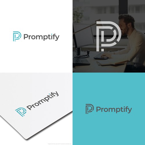 Modern, Simple and Sleek Logo for Promptify.com Design by fatboyjim