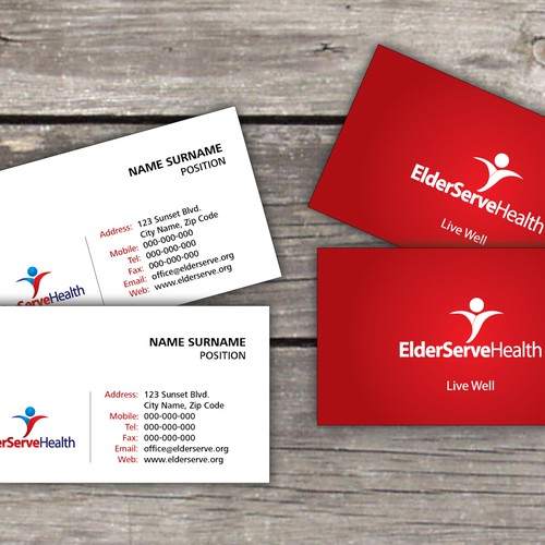 Design an easy to read business card for a Health Care Company Design von HiStudio