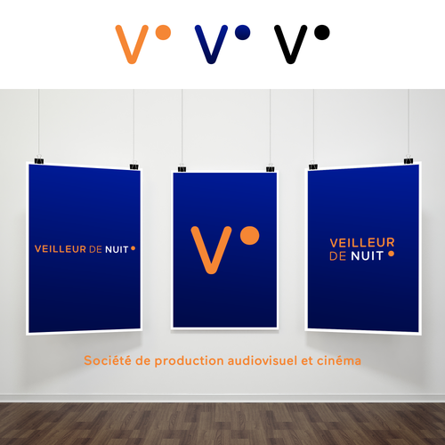 Design vincitore del contest "Refonte logo Veilleur de nuit"