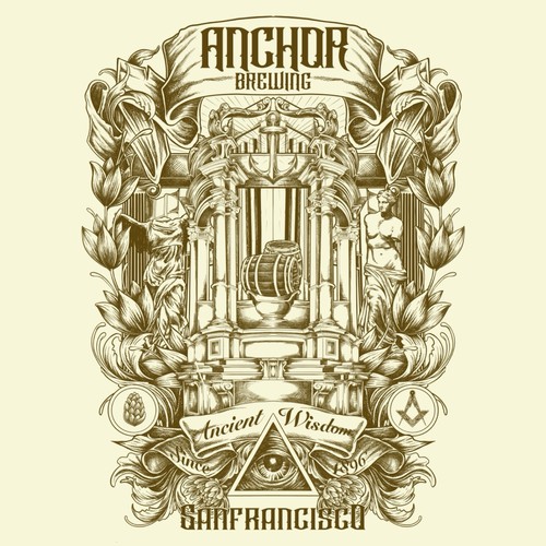 Fun project for America's oldest craft brewery, Anchor Brewing Co.! Design by fenkurniawan