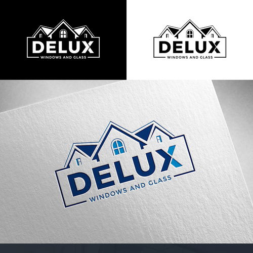 Logo creation for window glass company Diseño de GraphicOcen93