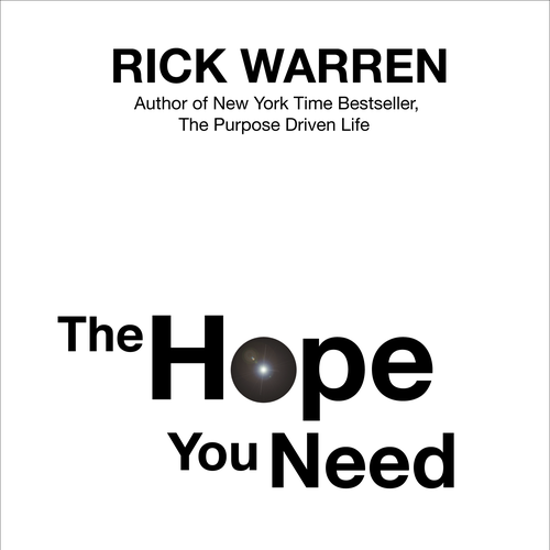 Design Rick Warren's New Book Cover Diseño de catherinej