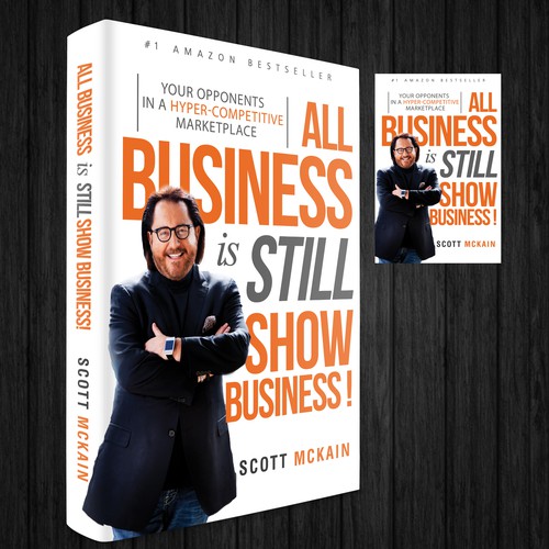 "ALL Business is STILL Show Business!" book cover -- to show the world! Design by libzyyy