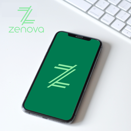 Zenova Logo: Revolutionary suite of health and wellness mobile apps Design by Kencono Wungu