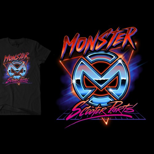 Creative shirt design needed for Monster Scooter Parts Design von Black Arts 888