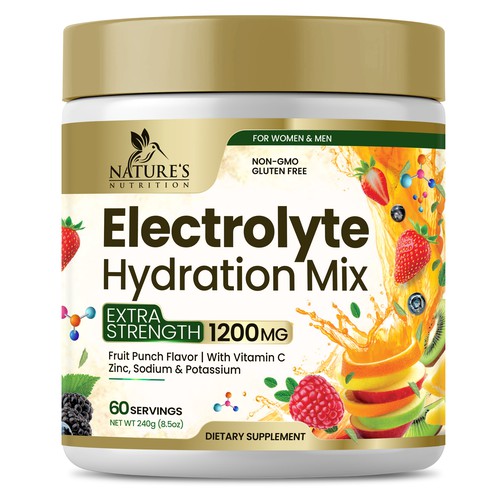 Hydration Electrolytes Design Needed for Nature's Nutrition Design by Black-Pepper