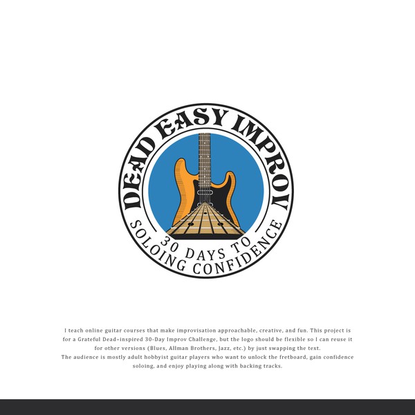 A logo for Guitar Improv Challenge Series