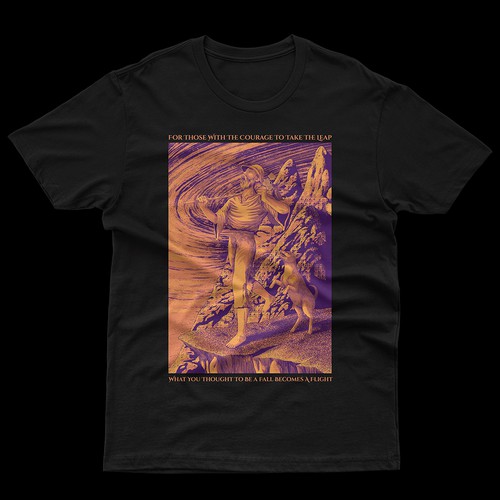 ********************* Tarot Card - The  Fool - inspired t shirt design ****************** Get Wild! Design by smmrwrd