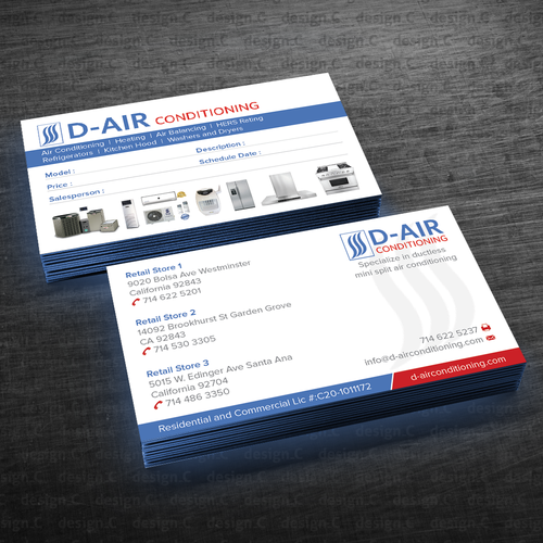 Ac Visiting Card Design