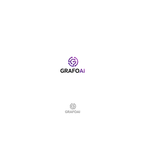 GrafoAI | Artificial Intelligence Writer Logo Design by FC.