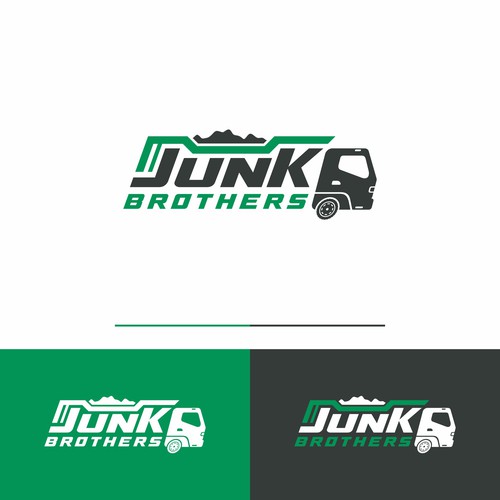 Fun logo for our local, family owned junk removal business Design by NuriCreative