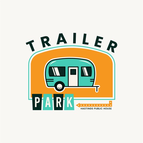 Retro Food Trailer logo needed😁 Design by Hanif18