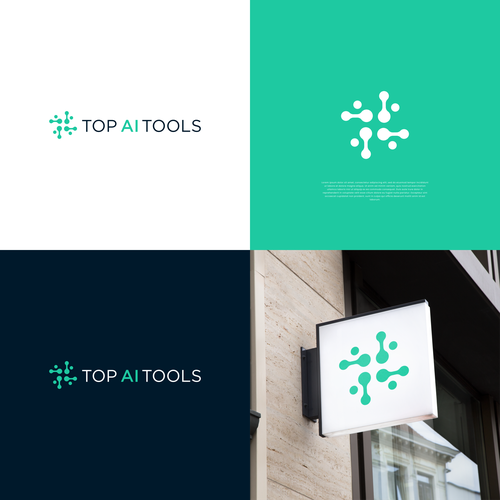 Design a modern logo for a new AI Technology website Diseño de tomijunkier