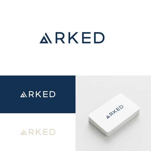 Logo and brand design for Arked Oy Design by polykindly