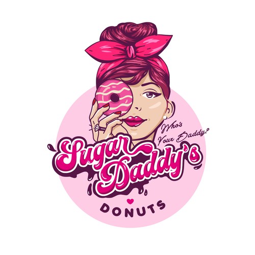 SUGAR DADDY DONUTS LOGO CONTEST Design by nindadian