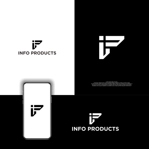 InfoProducts.com - Logo & Branding Design by L A T O