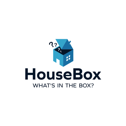 Diseño de WHAT'S IN THE BOX?  Eye-catching logo to inspire interest of what people really know about a home. de Artvin