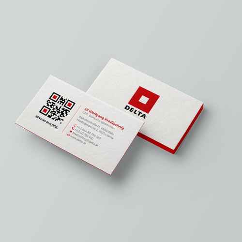 DELTA Business Card Relaunch Design réalisé par Design"Glory"