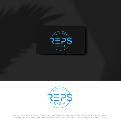 Rep's USA Logo Design by Kate Visuals