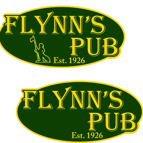 Help Flynn's Pub with a new logo Design von kagdesigns