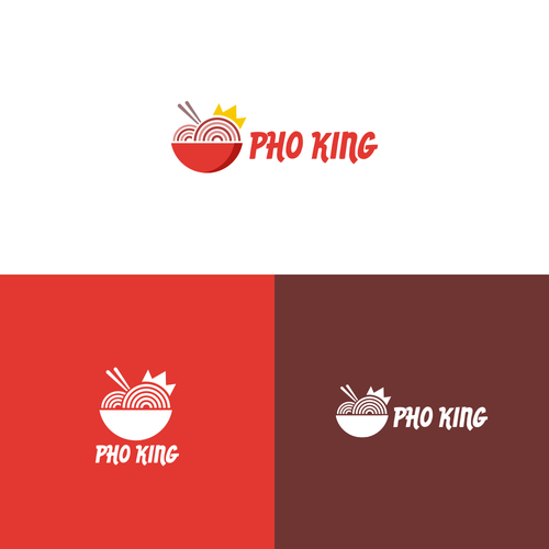 I am looking for logo Pho King for my Restaueant, pho is name of noodle very popular in Veitnam. Design by LivRayArt