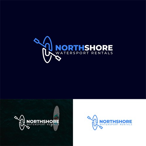Kayak and Paddleboard Logo Contest Design by NigmaStudio