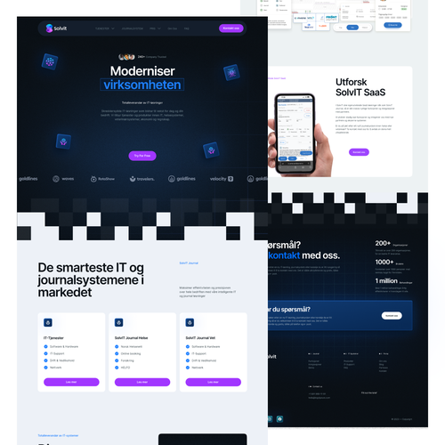 Design a new wordpress theme for an IT company in Norway Design by Hanznvx