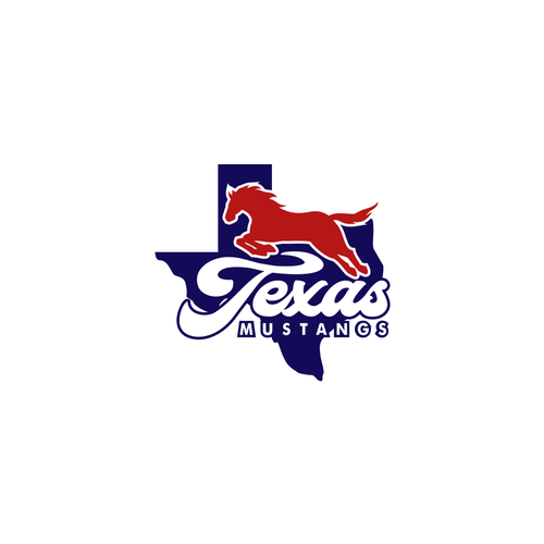 Texas Mustangs Design by sukadarma