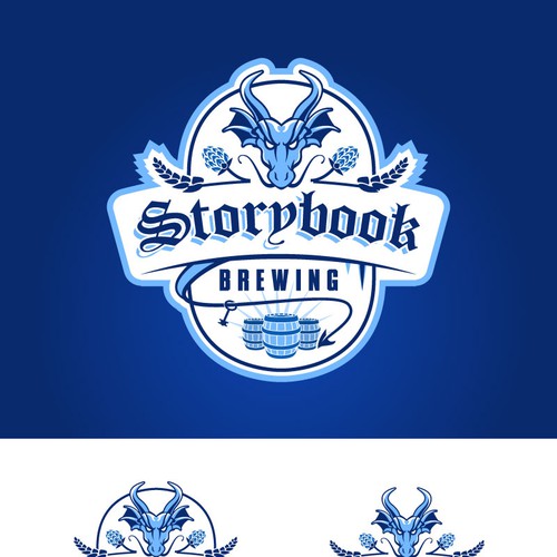 Ice Cold Beer Here! Help bring Storybook Brewing to life. Design by designer-98