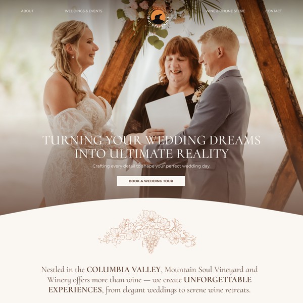 Wildly positive and energetic. Neons and bright colors and big bold letters. This is a little website with a lot of optimism and joy!