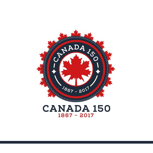 Community contest: Design Canada’s 150th birthday logo! Design by VisibleGravity™