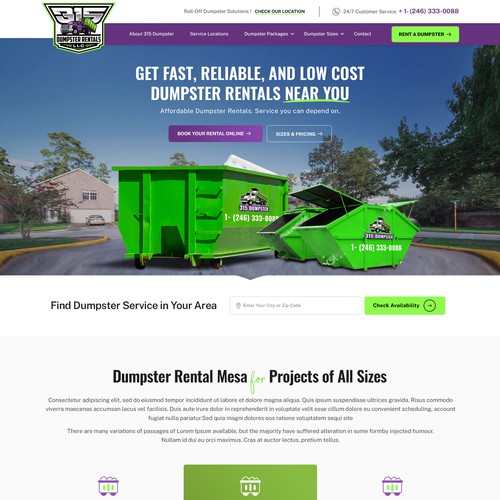 Dumpster Rentals-ontwerp door Aj3664