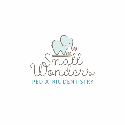 Modern pediatric dental office needs an elegant and sophisticated logo Design by goreta