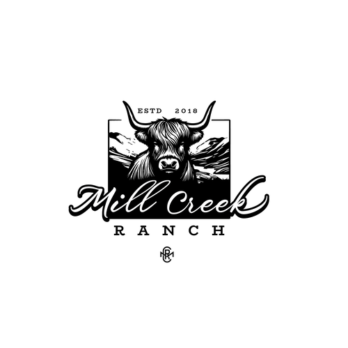 New Ranch Logo Design by DX Raven Design