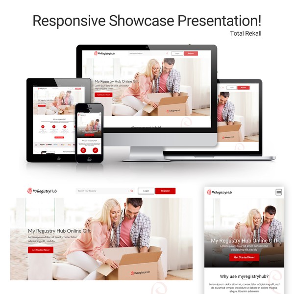Design by Contra_Designs titled "Bold Webpage Design"