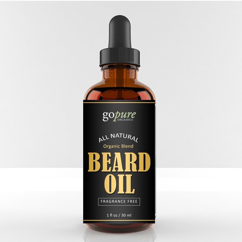 Create a High End Label for an All Natural Beard Oil! Design by Abacusgrp