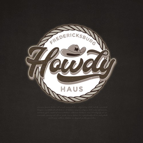 Howdy Logo for Fun Sign For Bar Design por Sebastiano"