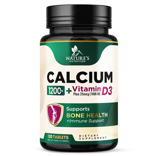 Calcium Plus Vitamin D3 Design Needed for Nature's Nutrition Design by Davi Giolo ★