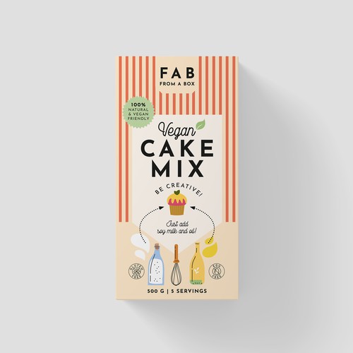 cake mix box Design by MKaufhold