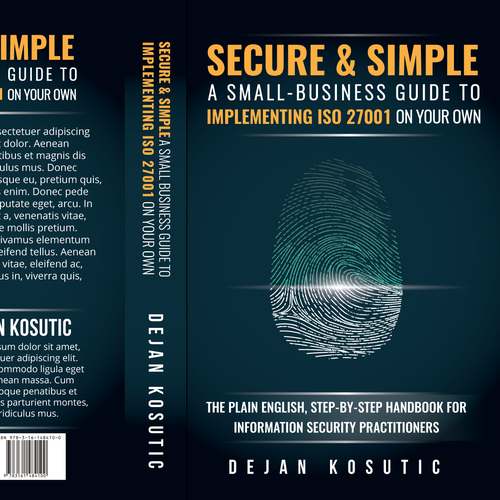 GUARANTEED: Book cover design targeted at information security professionals Design by ellie_designs