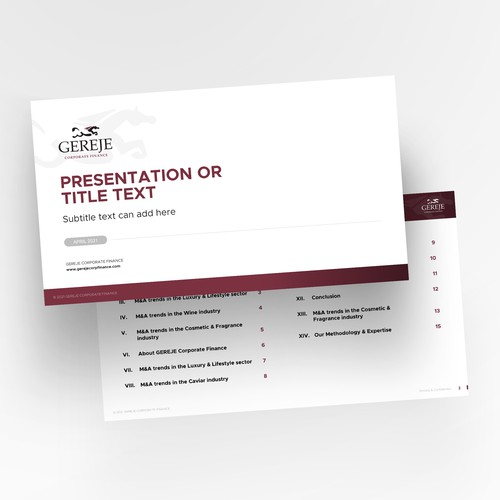 Design an International Investment Bank PPT Template Design by Rockslide