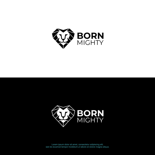 Bring “Born Mighty” Logo and Social To The Masses! Design by BALAKOSA std